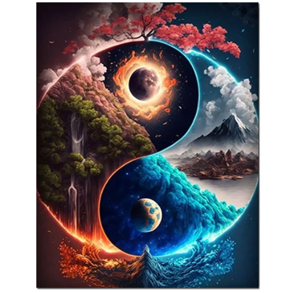 Resin Art World - Infinite World Fantasy-arte de paisaje de