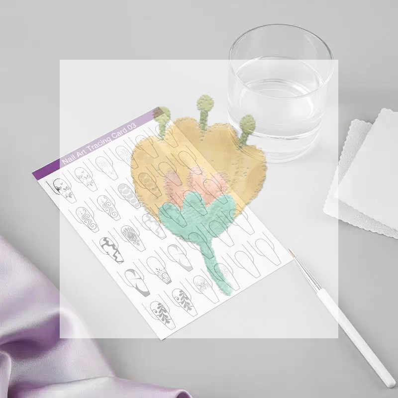 Resin Art Learning - Papel de Práctica para Diseño de