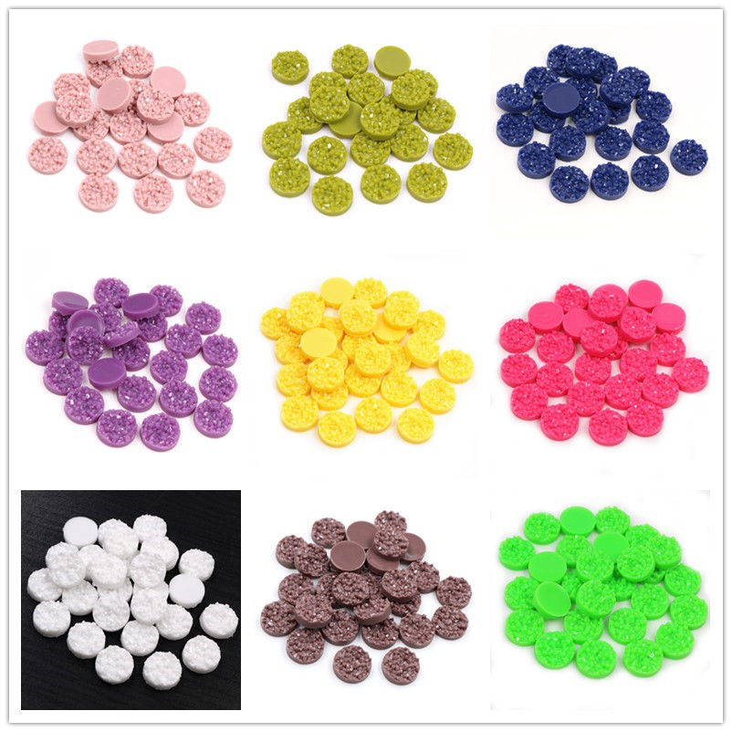 Resin Art Engagement - 40 Uds. Cabujones Druzy de resina