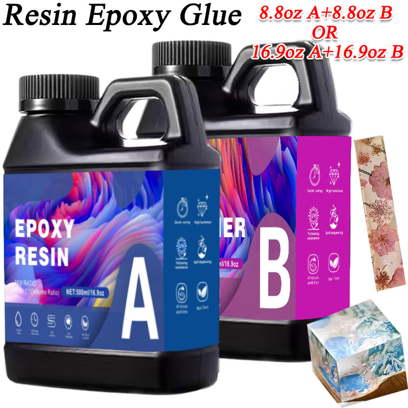 Resin Art Uv - Pegamento epoxi de resina AB de