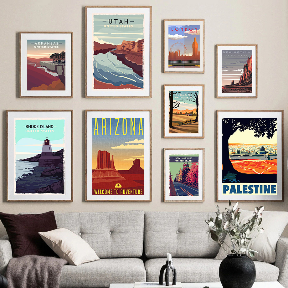 Resin Art World - Cuadro abstracto de viajes por el