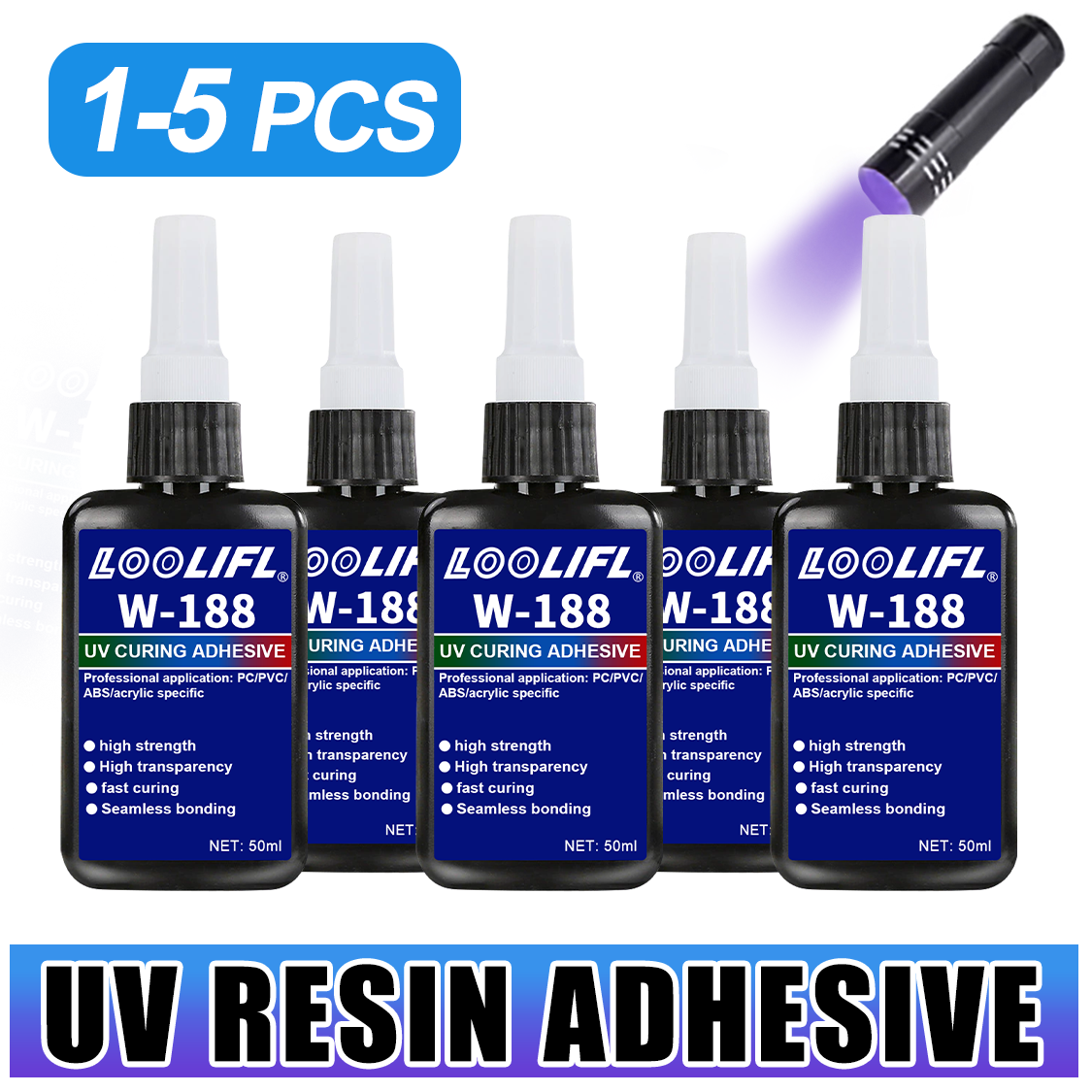 Resin Art Light - LOOLIFL 188 Pegamento de Resina UV