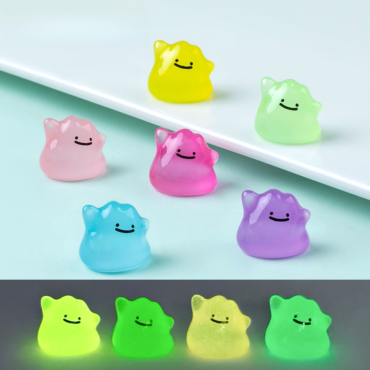 Resin Art Light - Juego de 6 Miniaturas de Monstruos