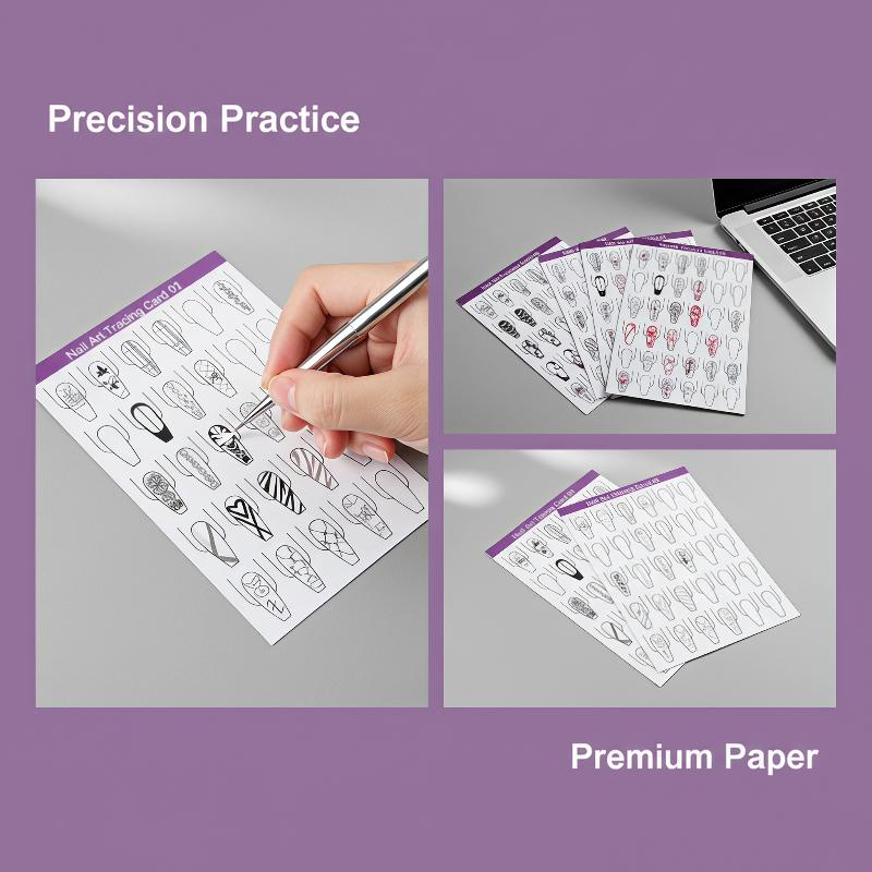 Resin Art Learning - 10 Piezas de Papel para Práctica
