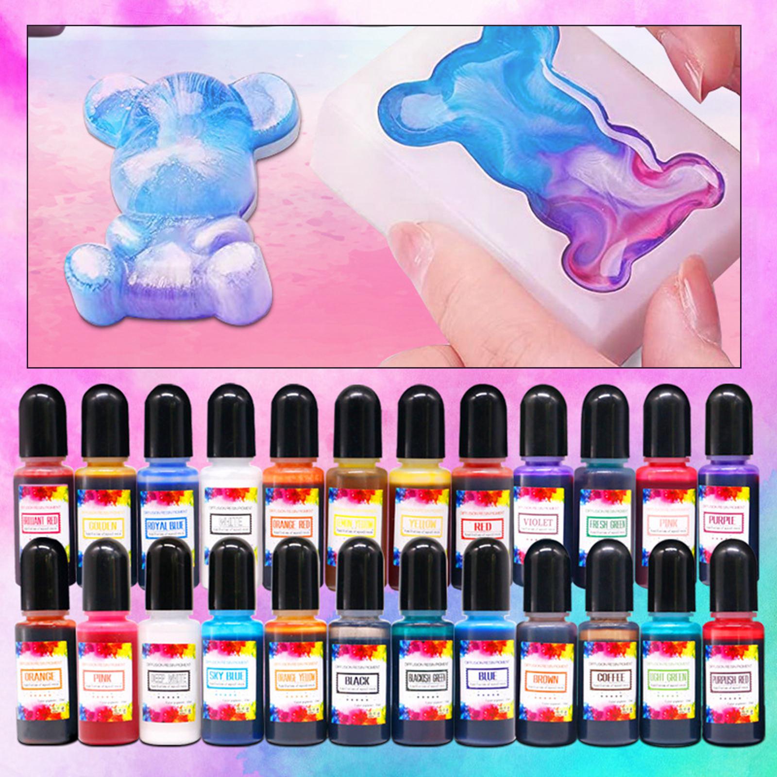 24 Piezas de Tintas de Alcohol - Resin Pigment Alcohol Ink reseña y precio