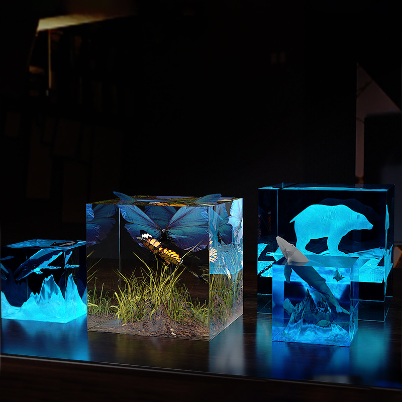 Moldes de resina UV de cubo 3D - Resin Art Cube reseña y precio