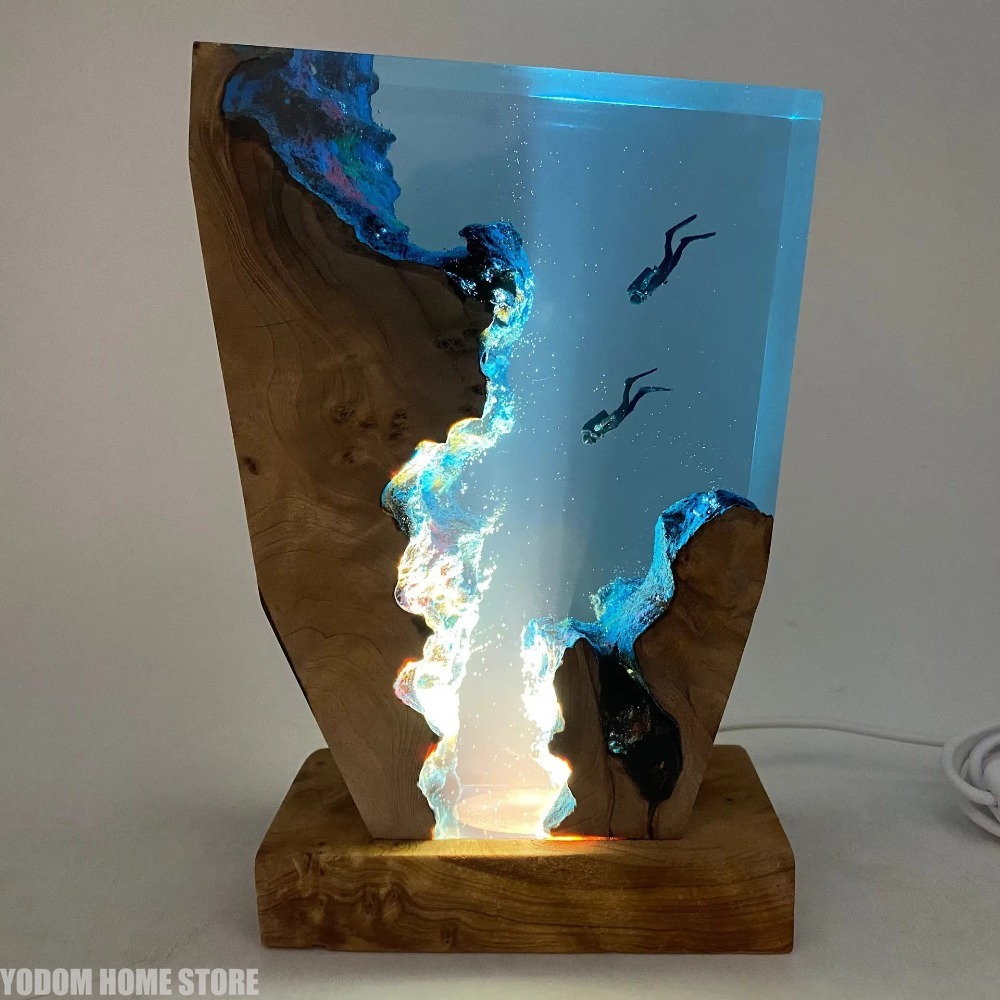Nueva Lámpara de Resina con Fo - Resin Art World reseña y precio