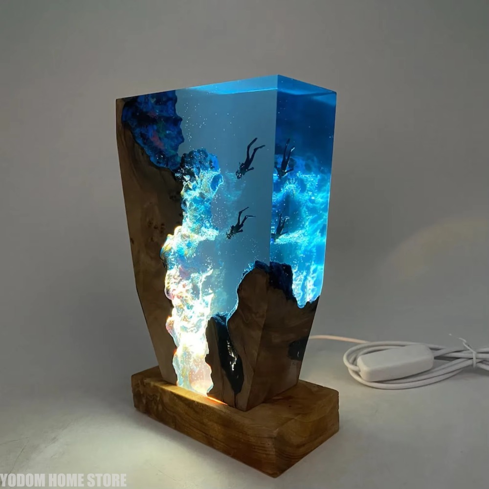 Nueva Lámpara de Resina con Fo - Resin Art World reseña y precio
