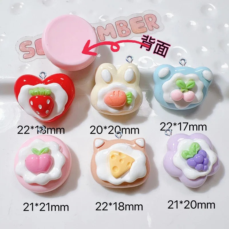 10 piezas de dijes de resina c - Resin Art Engagement reseña y precio