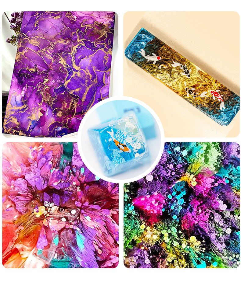 Pigmento de resina epoxi para  - Resin Pigment Alcohol Ink reseña y precio