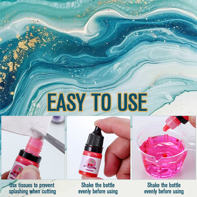 Pigmento de Color de resina ep - Resin Art Liquid reseña y precio