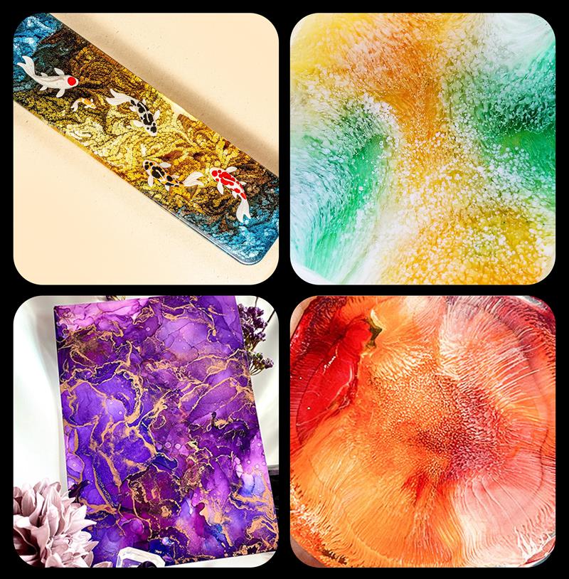 1 Juego de pigmento de resina  - Resin Pigment Alcohol Ink reseña y precio