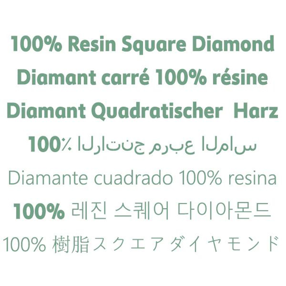 Pintura de diamante cuadrado d - Resin Art World reseña y precio