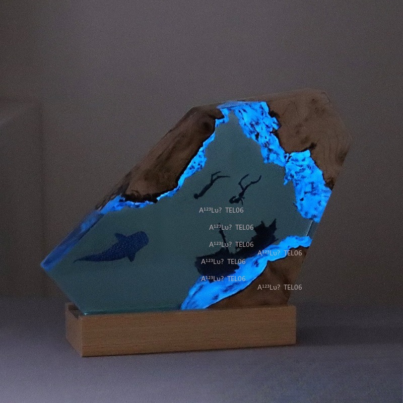 Lámpara de Noche de Resina y M - Resin Art Light reseña y precio