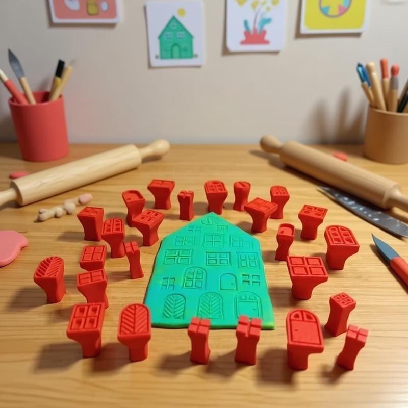Kit de 25 piezas de sellos y m - Resin Art Clay reseña y precio