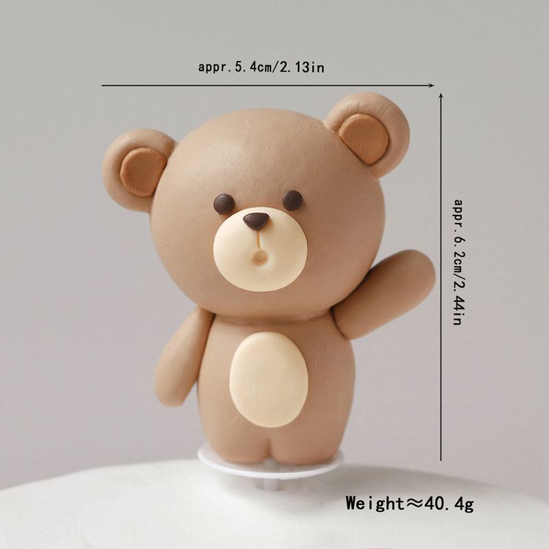 Adorno de Pastel de Oso de Arc - Resin Art Clay reseña y precio
