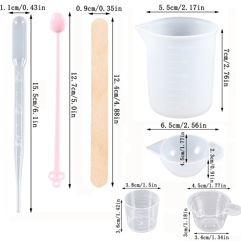 Kit de Herramientas para Molde - Resin Art Liquid reseña y precio