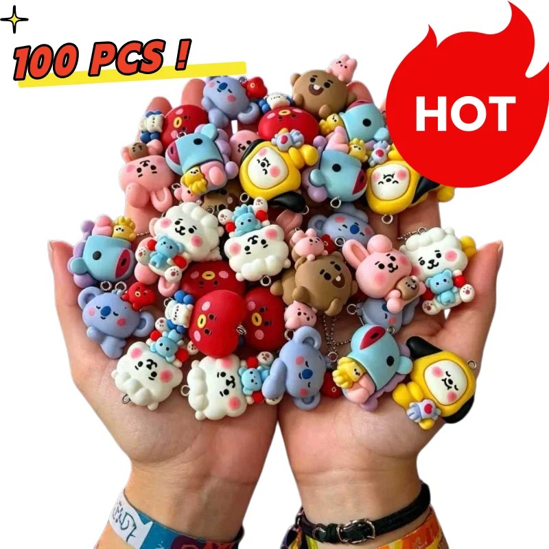 7 piezas de dijes de resina BT - Resin Art Engagement reseña y precio