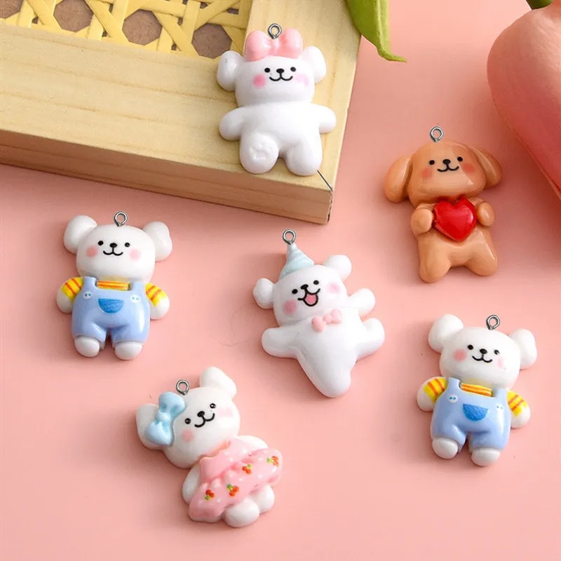 10 piezas de dijes de resina d - Resin Art Engagement reseña y precio