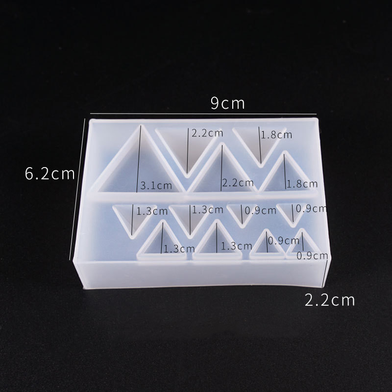 Molde de silicona triangular d - Resin Art Cube reseña y precio