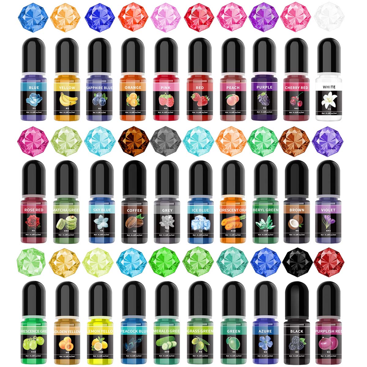 5ml/botella de pigmento de res - Resin Art Liquid reseña y precio