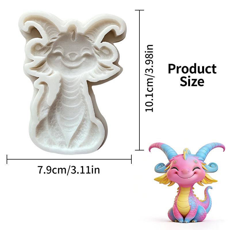 Molde de silicona de dragón pe - Resin Art Clay reseña y precio