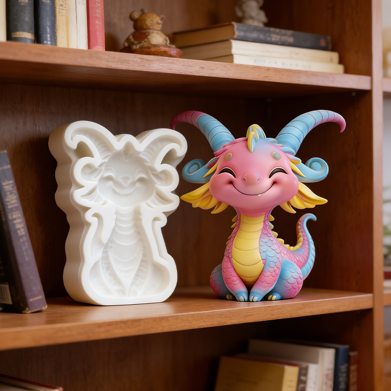 Molde de silicona de dragón pe - Resin Art Clay reseña y precio